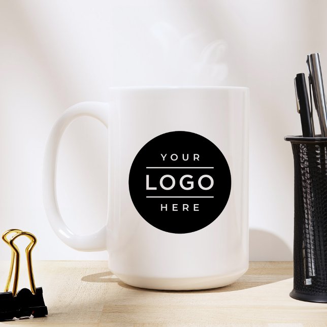 Custom Business Logo Branded Coffee Mug (Creator Uploaded)