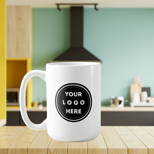Custom Business Logo Branded Coffee Mug (Creator Uploaded)