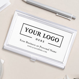 Custom Business Logo Branded Corporate Business Card Holder