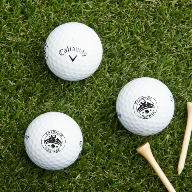 Custom Business Logo Branded Golf Balls (Insitu Grass)