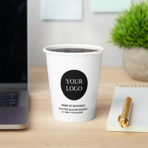 Custom Business Logo Branded Paper Cups
