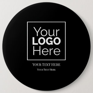 Custom Business Logo Branded Professional  6 Cm Round Badge