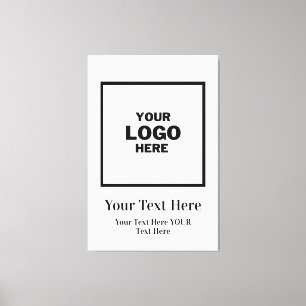 Custom Business Logo Branded Professional  Canvas Print