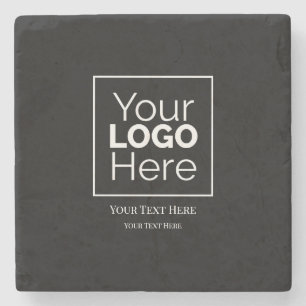 Custom Business Logo Branded Professional  Stone Coaster