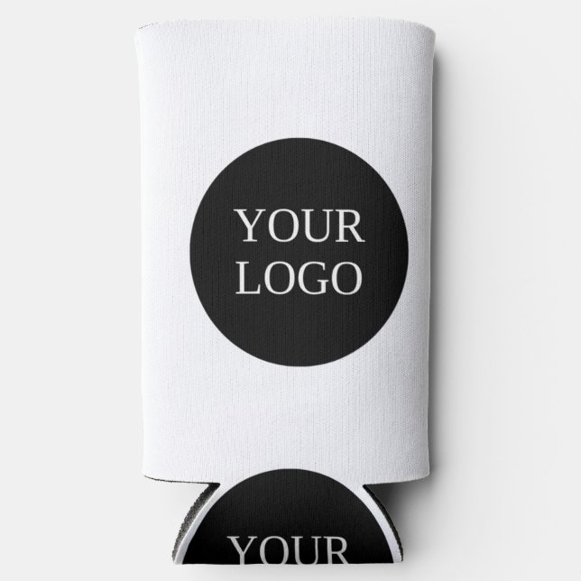 Custom Business Logo Branded  Seltzer Can Cooler (Front)