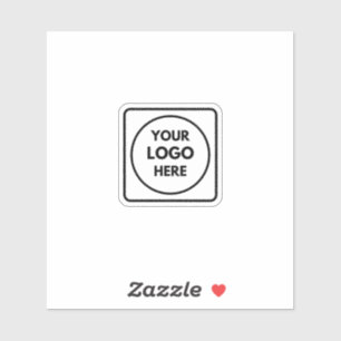 Custom Business Logo Branded Water Bottle Sticker