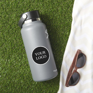 Custom Business Logo Branded  Water Bottle Sticker
