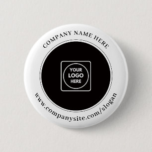 Custom Business Logo Branding for Promotional Use 6 Cm Round Badge