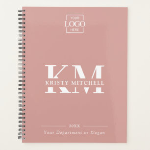 Custom Business Logo & Branding Monogram Initials Planner