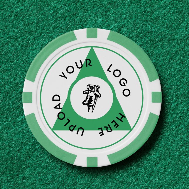 Custom Business Logo Branding Template Poker Chips (Creator Uploaded)