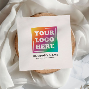 Custom Business Logo, Business Company  Napkin
