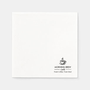 Custom Business Logo Cafe Restaurant Branding Napkin