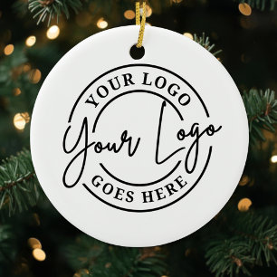 Custom Business Logo Ceramic Tree Decoration