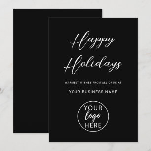 Custom Business Logo Christmas Holiday Card