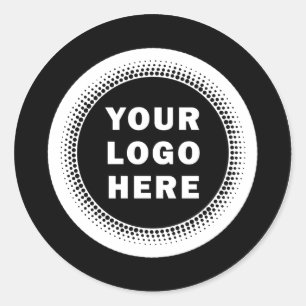 Custom Business Logo Classic Round Sticker