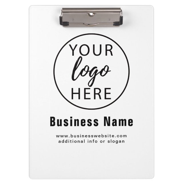 Custom Business Logo clipboard (Front)