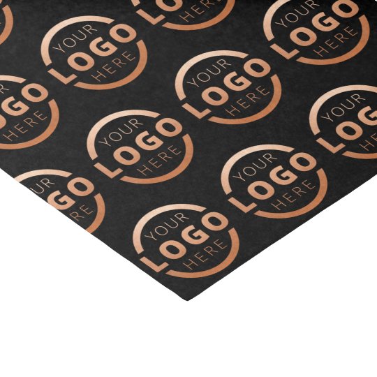 Custom Business Logo Company Advertising Promo Tissue Paper Zazzle.co.uk