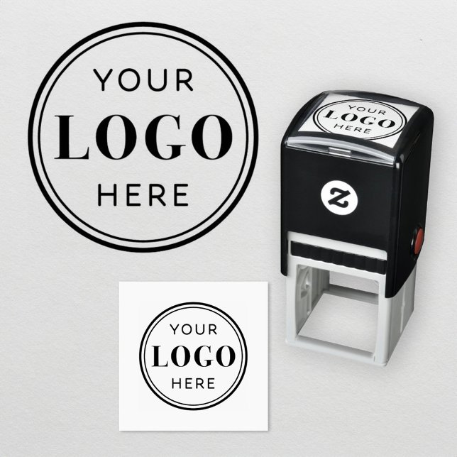 Custom Business Logo Company Branded Self-inking Stamp (Creator Uploaded)
