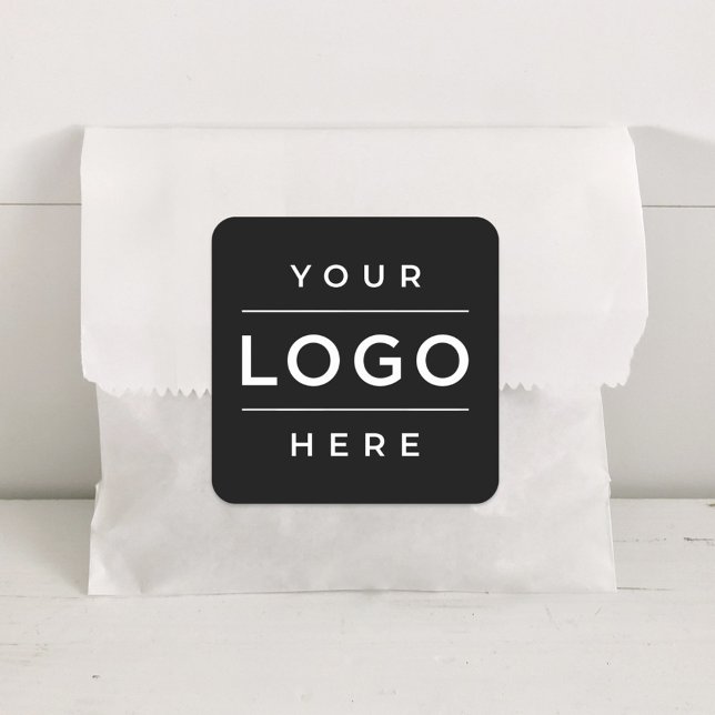 Custom Business Logo Company Branded Square Sticker (Creator Uploaded)