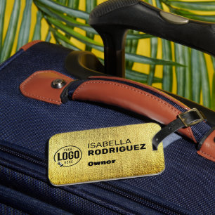 Custom Business Logo – Company Branded Travel ID Luggage Tag