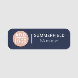Custom Business Logo Company Employees ID Name Tag