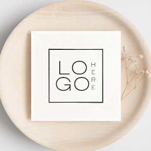 Custom Business Logo Company Event Minimalist Napkin