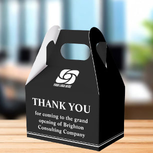 Custom Business Logo Company Grand Opening Favour Box