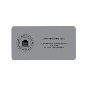 Custom Business Logo   Company Name  Label