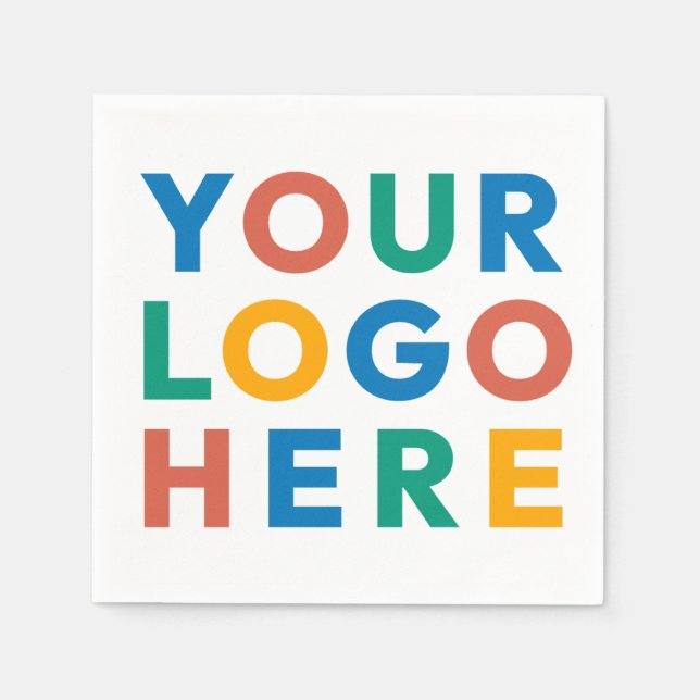 Custom Business Logo Company Party Event Supplies  Napkin (Front)