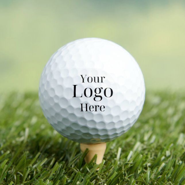 Custom Business Logo Company Personalised Logo Golf Balls (Insitu Tee)