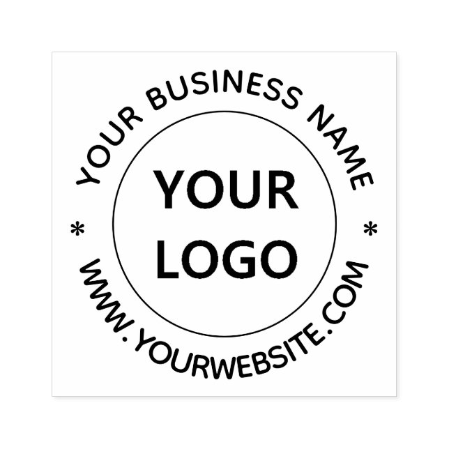 Custom Business Logo Company Personalised Office Rubber Stamp (Imprint)