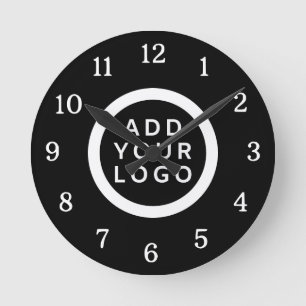 Custom Business Logo Company Promotional Branded Round Clock