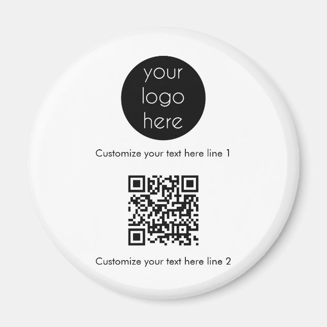 Custom Business Logo Company Promotional  Magnet (Front)