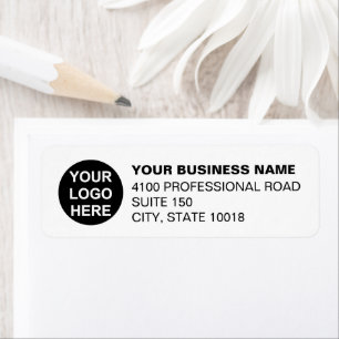Custom Business Logo Company Return Address