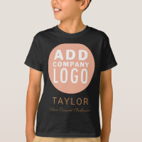 Custom Business Logo Company Staff Employee Name T