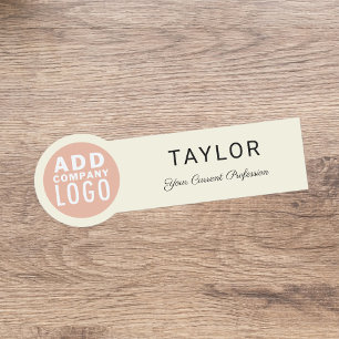 Custom Business Logo Company Staff Name Tag