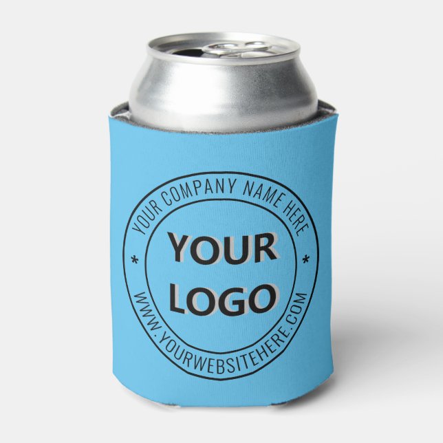 Custom Business Logo Company Stamp Personalised Can Cooler (Can Front)