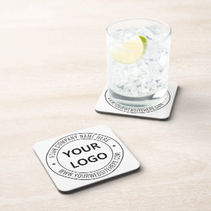 Custom Business Logo Company Stamp - Personalised Coaster