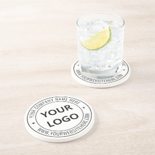 Custom Business Logo Company Stamp - Personalised  Coaster