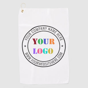 Custom Business Logo Company Stamp - Personalised  Golf Towel