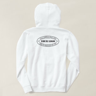 Custom Business Logo Company Stamp - Personalised  Hoodie
