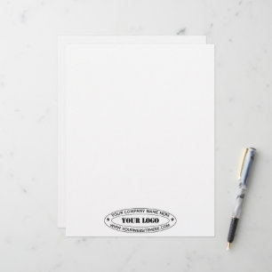 Custom Business Logo Company Stamp Personalised Letterhead