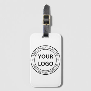 Custom Business Logo Company Stamp - Personalised  Luggage Tag