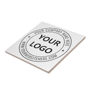 Custom Business Logo Company Stamp - Personalised Tile