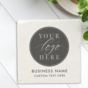 Custom Business Logo Company Stone Coaster