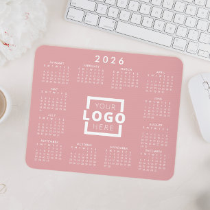 Custom Business Logo Corporate 2022 Calendar Mouse Mat