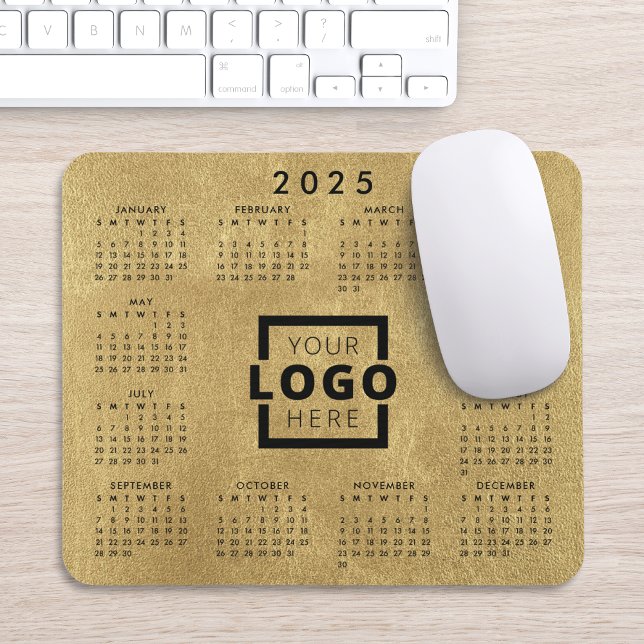 Custom Business Logo Corporate 2025 Calendar Mouse Mat (Creator Uploaded)