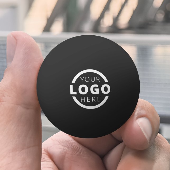 Custom Business Logo Corporate Black Ping Pong Ball (Creator Uploaded)