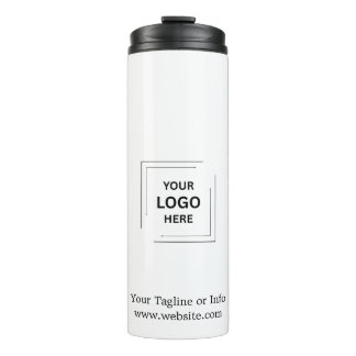 Custom Business Logo Corporate Branding Design Thermal Tumbler