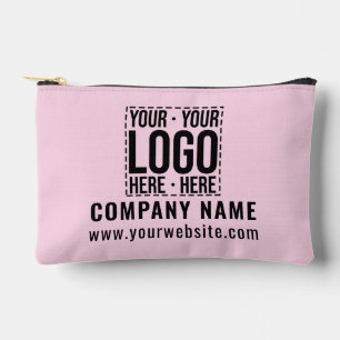 Custom Business Logo Corporate Company Modern Cool Accessory Pouch